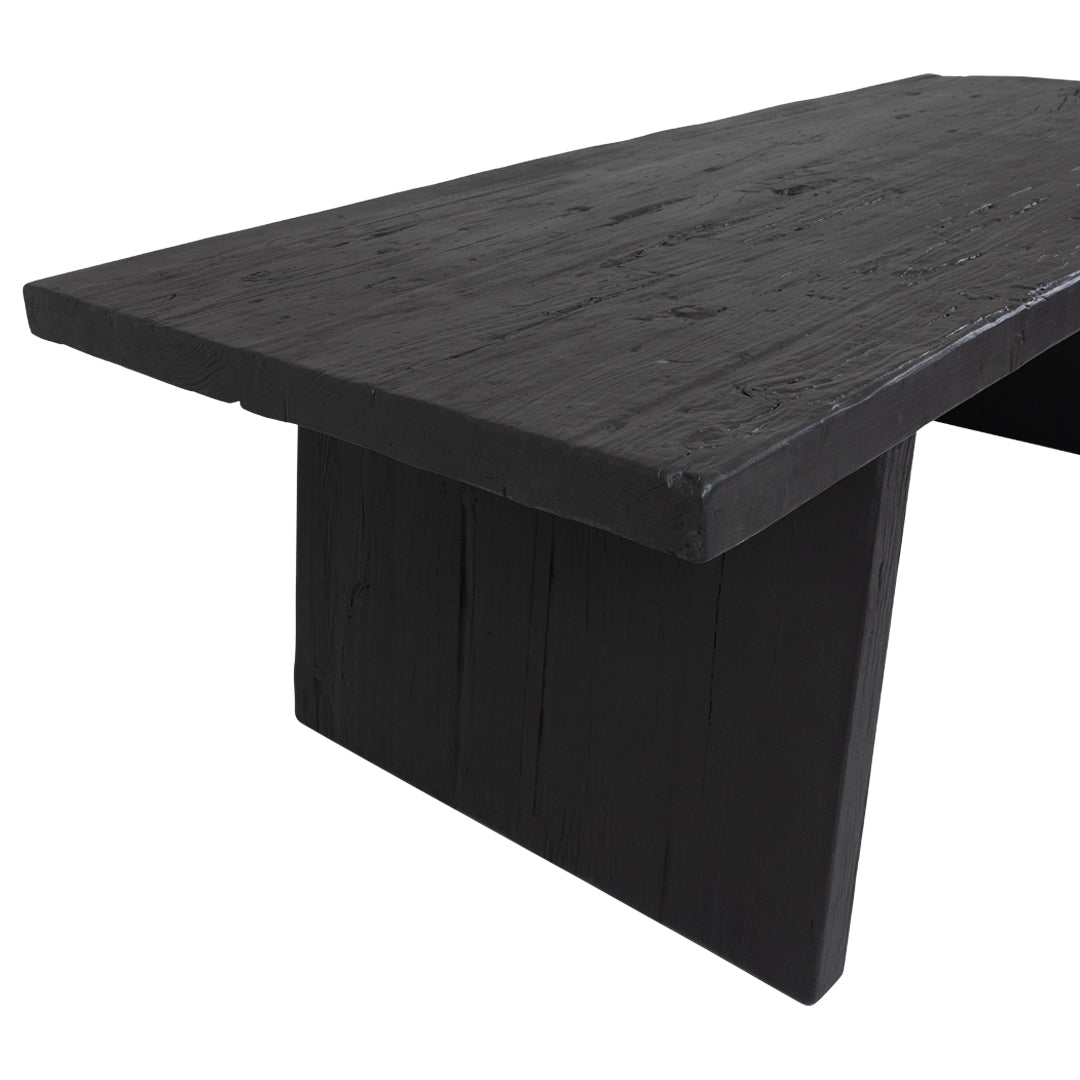 Chelsea | Dining Table Vintage Elm Natural (Black)