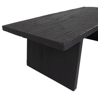 Chelsea | Dining Table Vintage Elm Natural (Black)