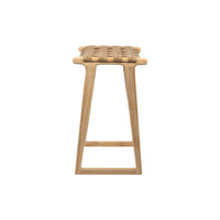 Ivy | Kitchen Stool Leather Sand