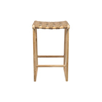 Ivy | Kitchen Stool Leather Sand