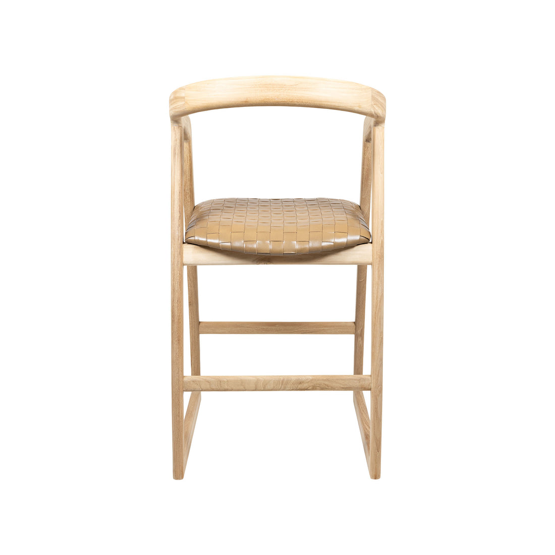 Mabel | Kitchen Stool Leather Sand