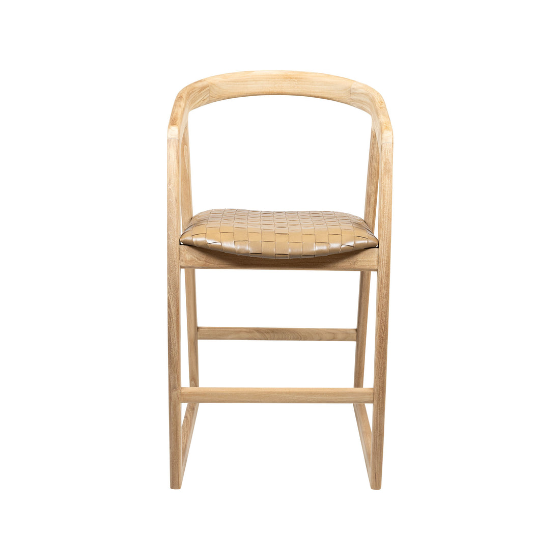 Mabel | Kitchen Stool Leather Sand
