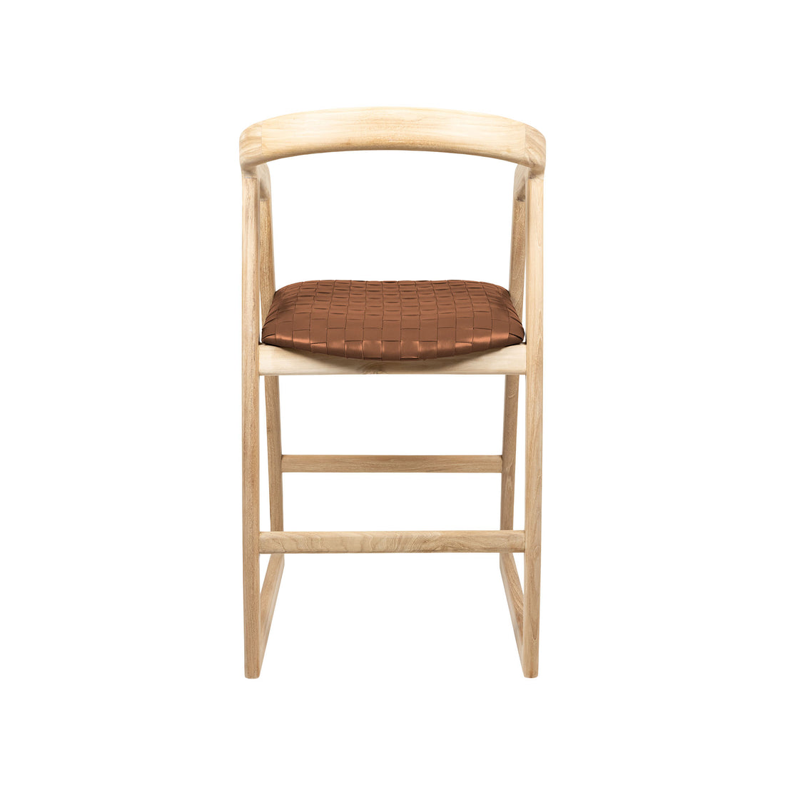 Mabel | Kitchen Stool Leather Tan