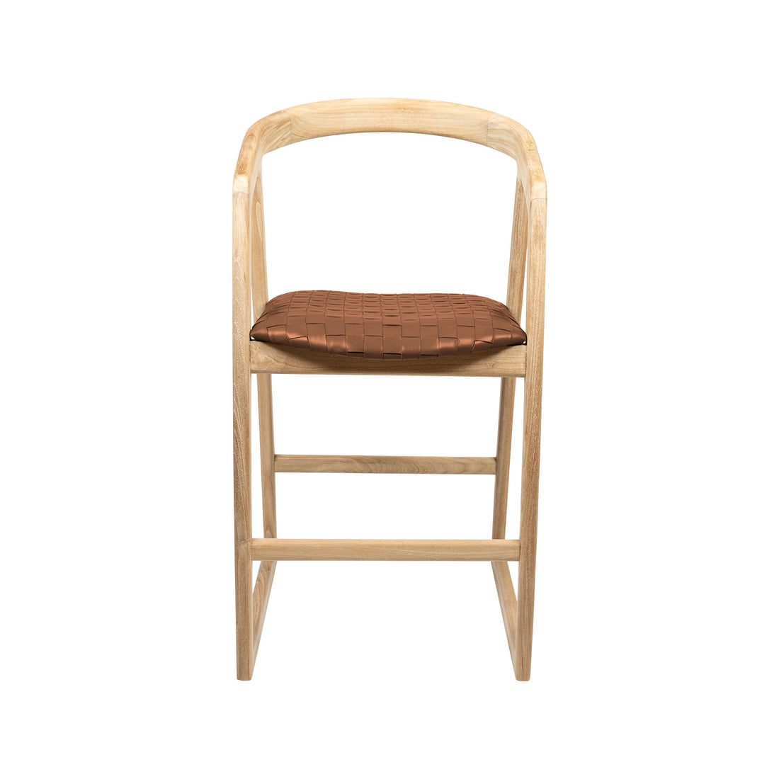 Mabel | Kitchen Stool Leather Tan
