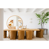 Bonnie | Extra Large Mirror Feature Rattan Natural