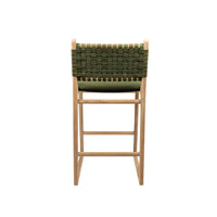 Tess | Kitchen Stool Leather Olive