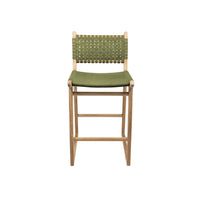 Tess | Kitchen Stool Leather Olive