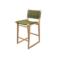 Tess | Kitchen Stool Leather Olive