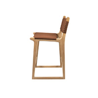 Tess | Kitchen Stool Leather Tan
