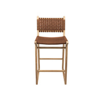 Tess | Kitchen Stool Leather Tan