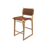 Tess | Kitchen Stool Leather Tan