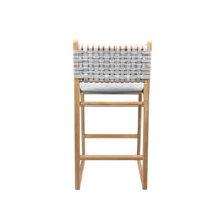 Tess | Kitchen Stool Leather White