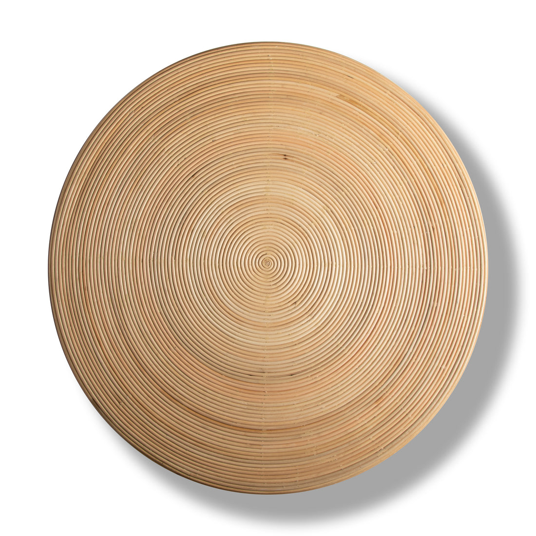 Angie Coffee Table in Natural Rattan
