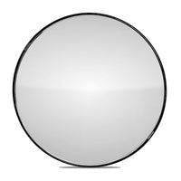 Zoe Mirror Rattan Black