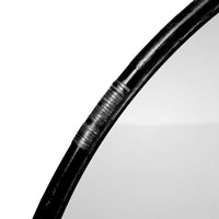 Zoe Mirror Rattan Black