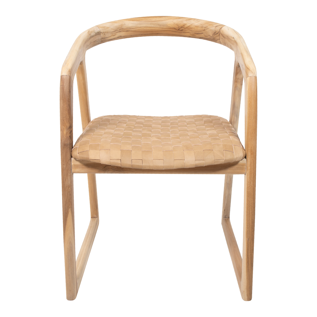 Mabel | Dining Chair Leather Sand