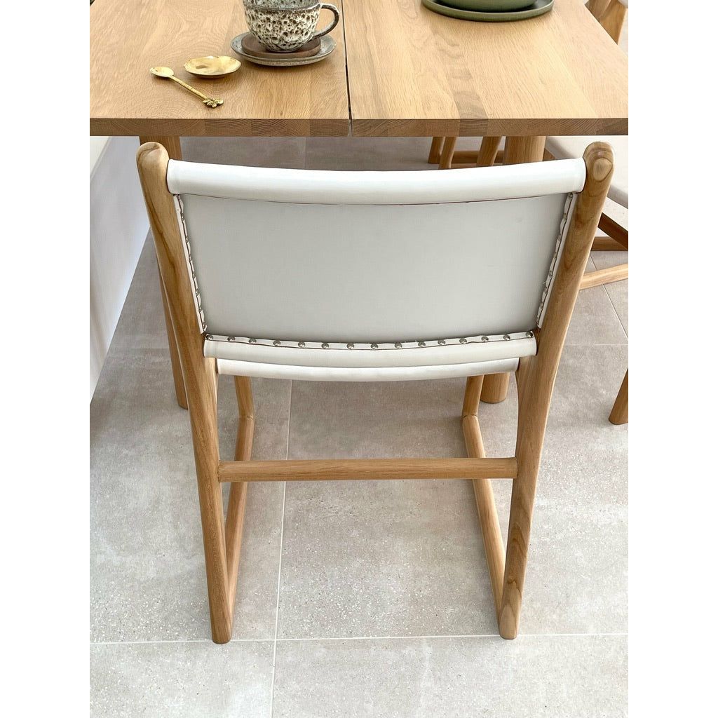 Daisy | Dining Chair Leather White