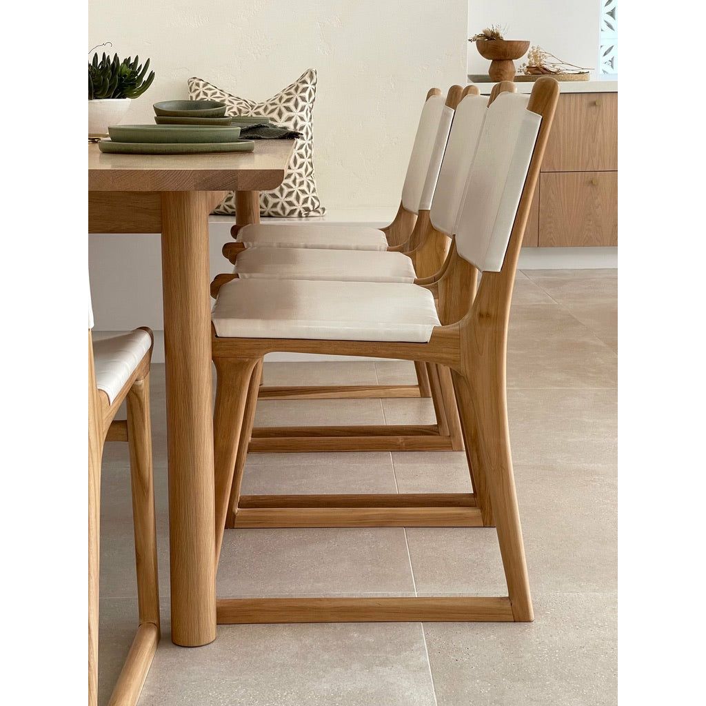 Daisy | Dining Chair Leather White