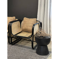 Molly | Side Table Suar Timber Black