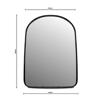 Ava | Mirror Rattan Black