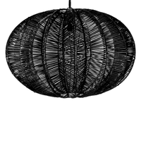 Betty Pendant Rattan Black