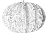 Betty | Pendant Rattan White