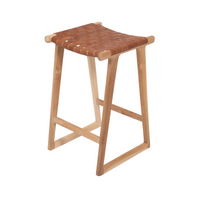 Bailey | Kitchen Stool Leather Tan