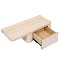 Bo | Floating Side Tables Rattan Natural - SOLD AS A PAIR