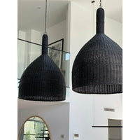 Summer | Pendant Rattan Black