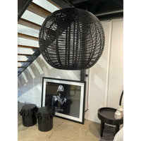 Honey | Pendant Rattan Black