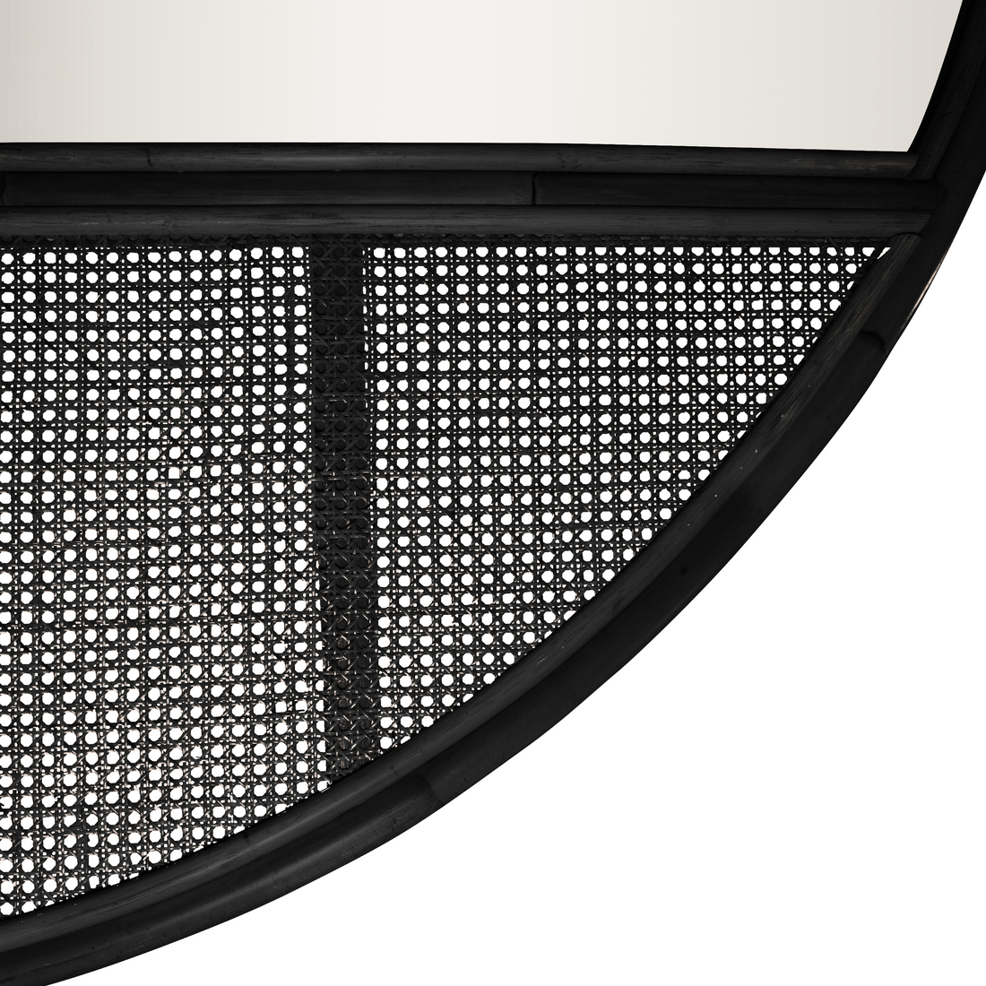 Bonnie | Extra Large Mirror Feature Rattan Black