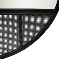Bonnie | Extra Large Mirror Feature Rattan Black