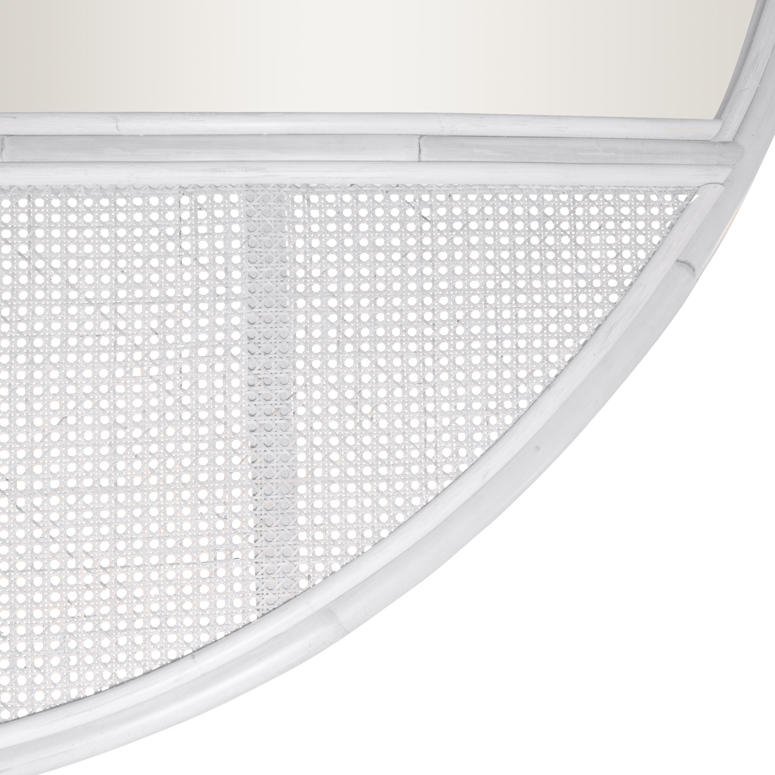 Bonnie | Extra Large Mirror Feature Rattan White