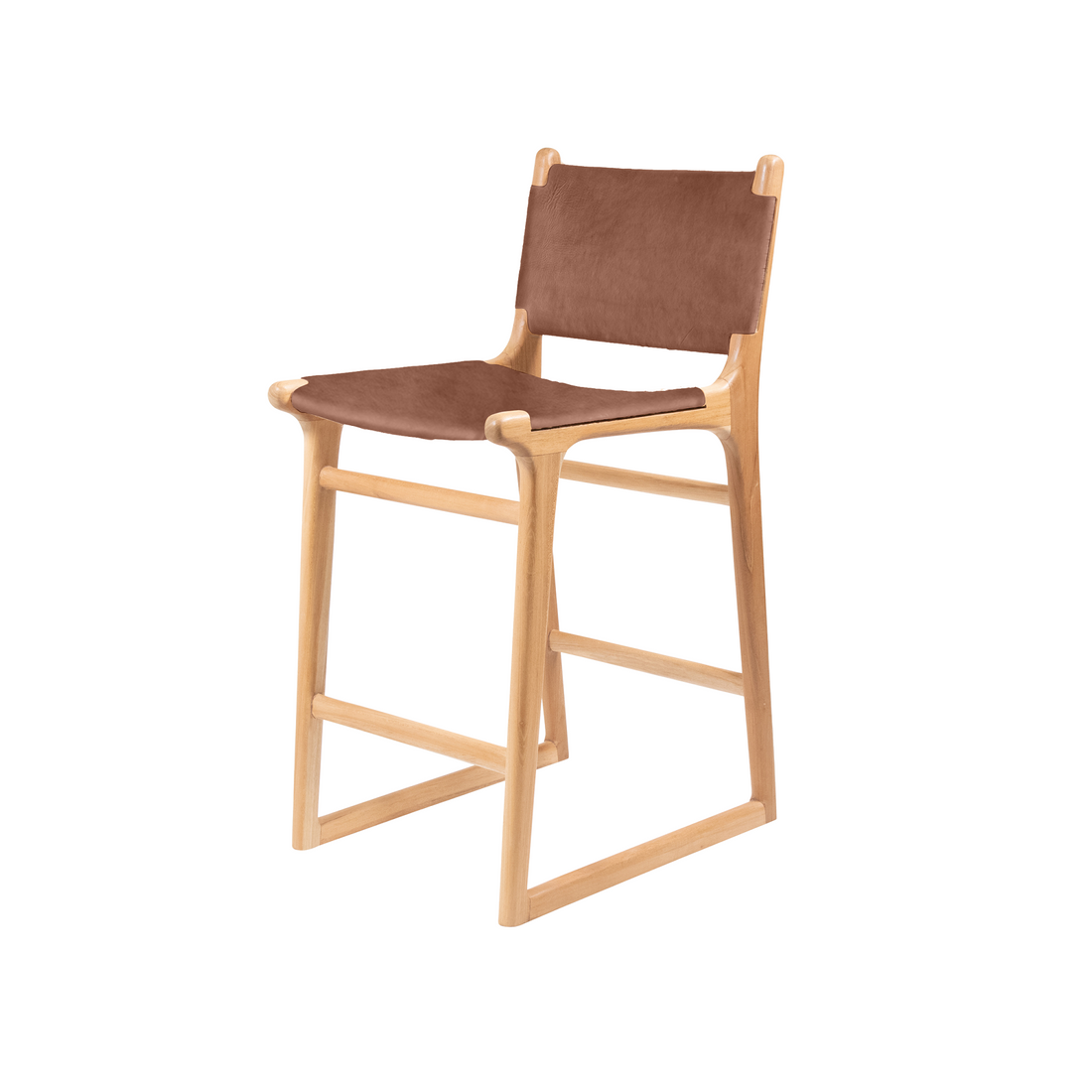 Daisy | Kitchen Stool Leather Tan