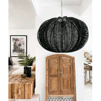 Betty Pendant Rattan Black