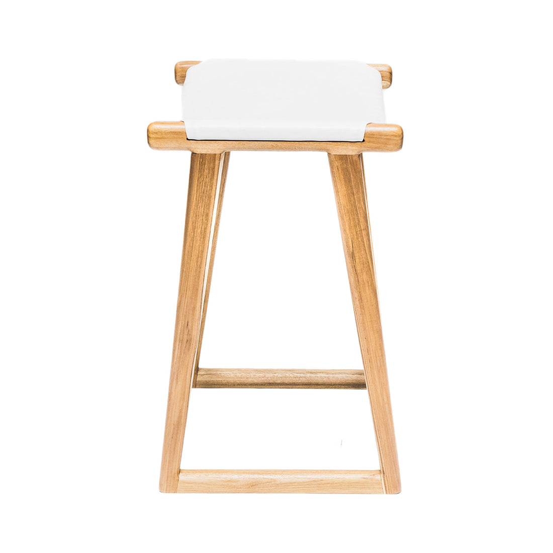 Emma | Kitchen Stool Leather White