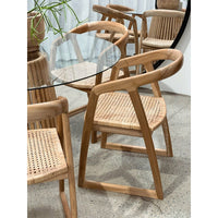 Mabel Dining Chair Rattan Natural