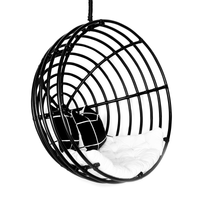 Georgie | Hanging Chair Rattan Black