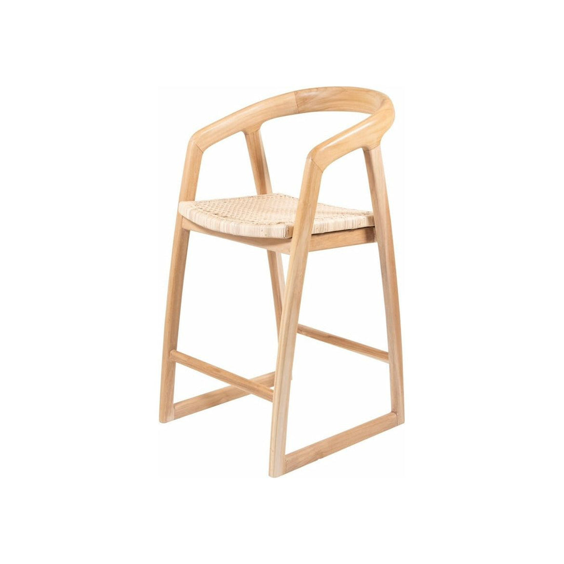 Mabel Kitchen Stool made with Natural Rattan