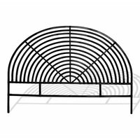 Peggy | Rattan Black Bedhead