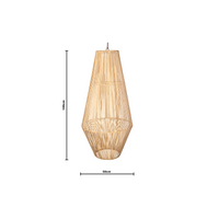 Isla | Pendant Rattan Natural