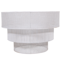 Samantha | Pendant Rattan White
