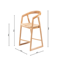Mabel | Kitchen Stool Rattan Natural