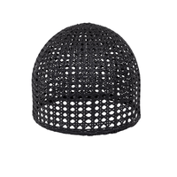 Nina | Pendant Rattan Black