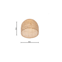 Nina | Pendant Rattan Natural