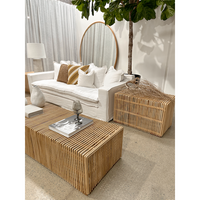 Zara | Side Table Rattan Natural