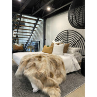 Peggy | Rattan Black Bedhead