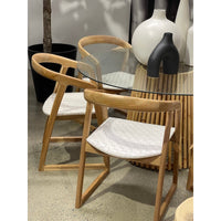 Mabel | Dining Chair Leather White