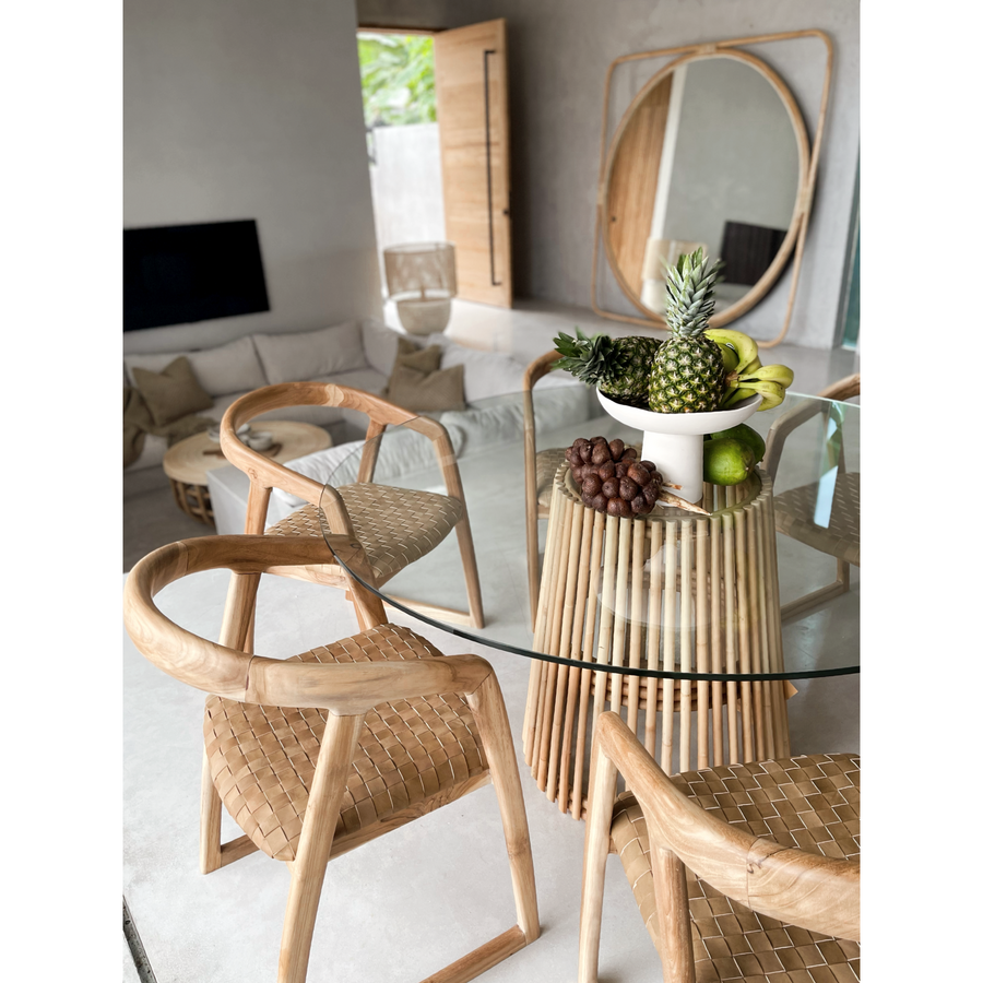 Mabel | Dining Chair Leather Sand