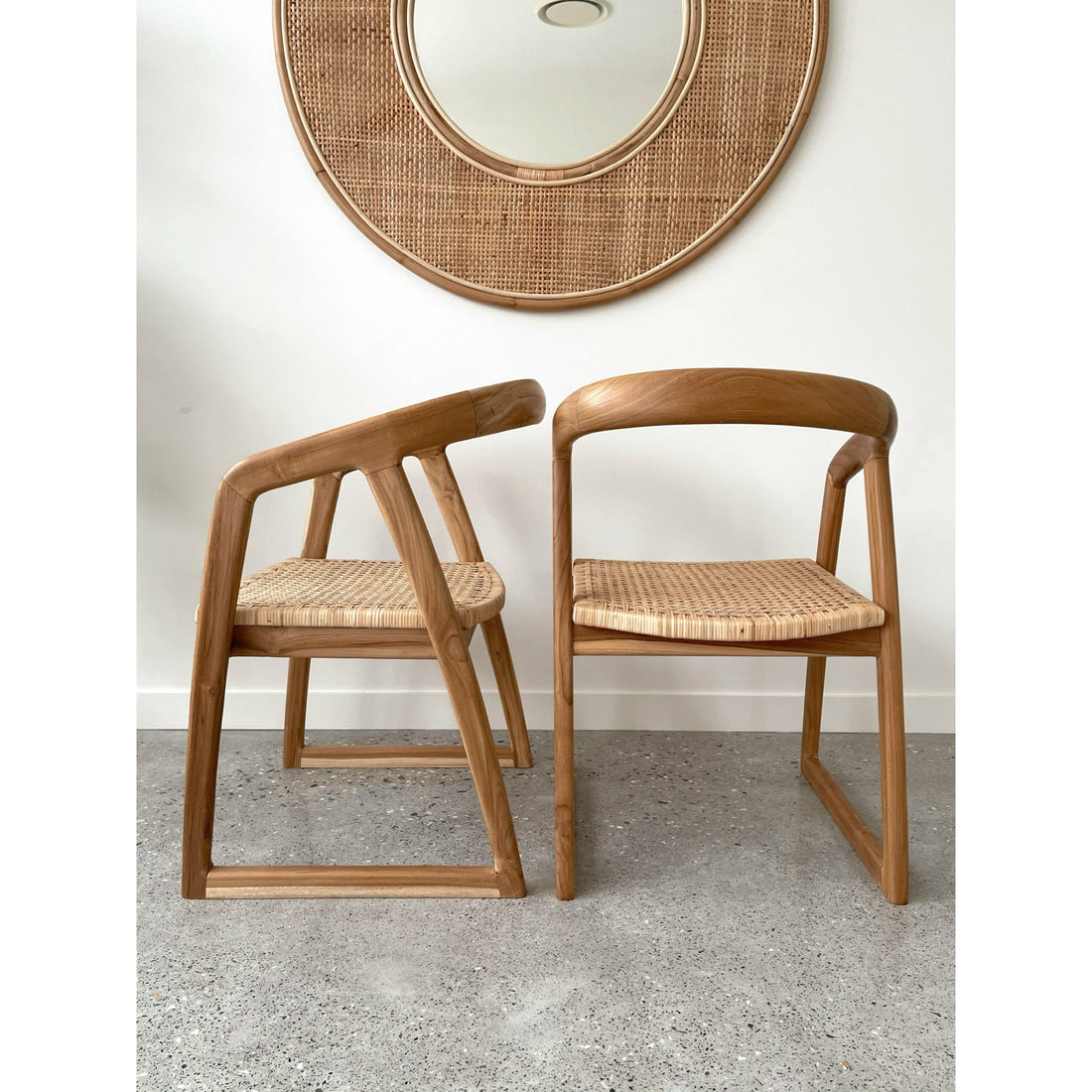 Mabel Dining Chair Rattan Natural